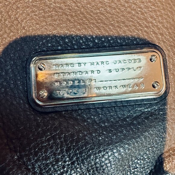 Marc by Marc Jacobs Standard Supply Workwear Leather Gray Slouchy Hobo Bag - Picture 6 of 16